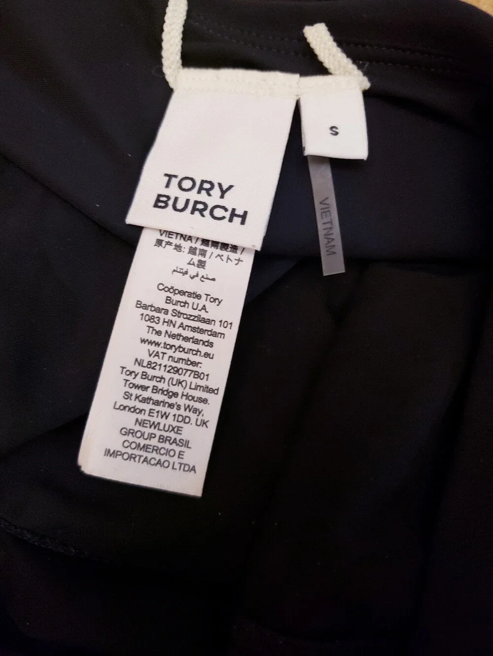 Tory Burch Black Cut-Out Swimsuit, Size S